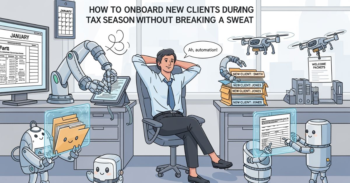 How to Onboard New Clients During tax season Without Breaking a Sweat
