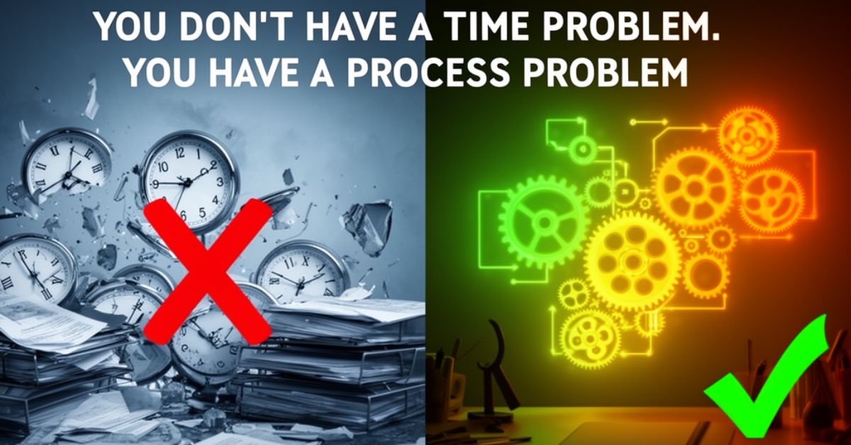 You Don’t Have a Time Problem. You Have a Process Problem