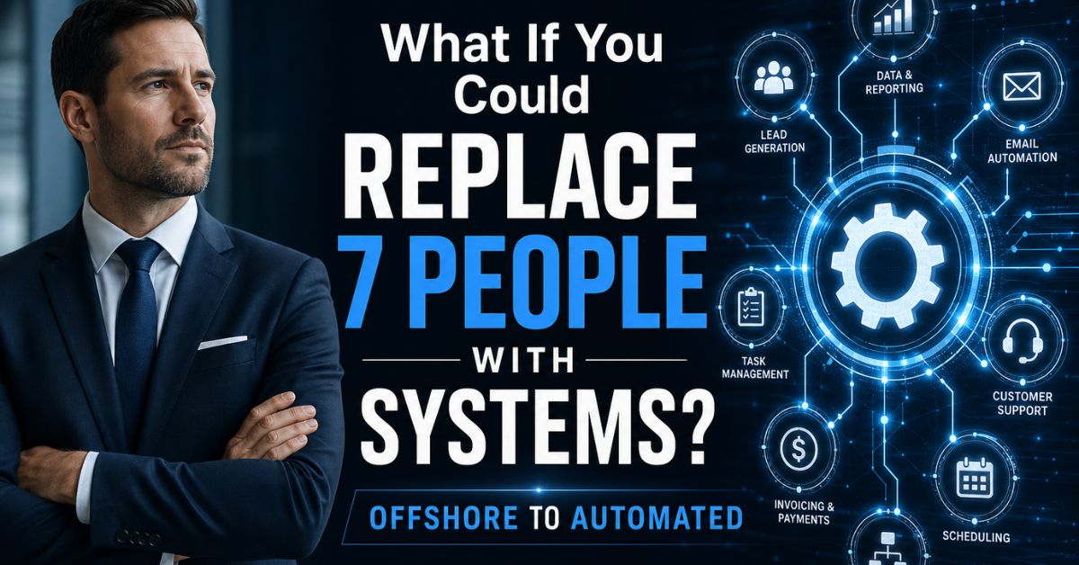What If You Could Replace 7 People With Systems?